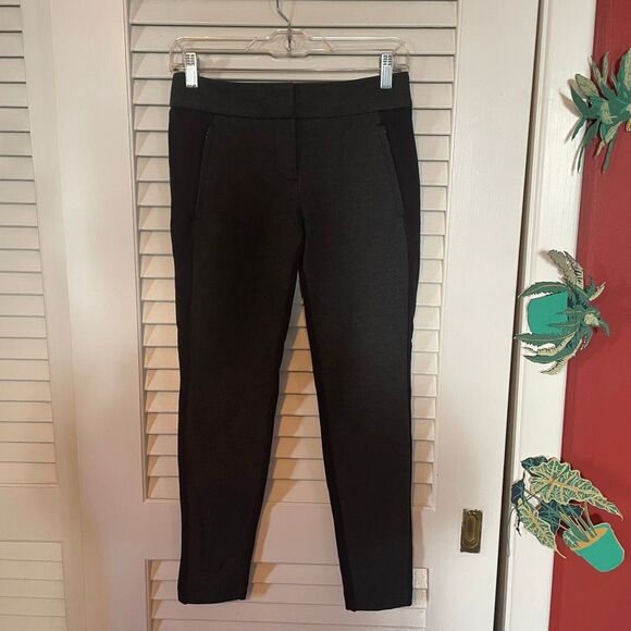 LOFT | gray black ponte pants 2P - Picture 4 of 9